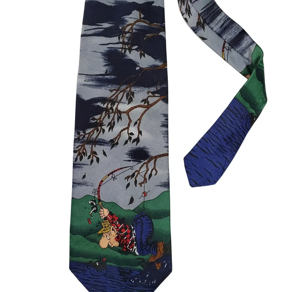 Gary Patterson The Art of Casting Fishing Tie Balancine Hot Cakes Blue 4x56